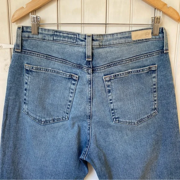 Adriano Goldschmeid AG-ED The Isabelle High-Rise Straight Crop Jeans Size 32 - Picture 5 of 13
